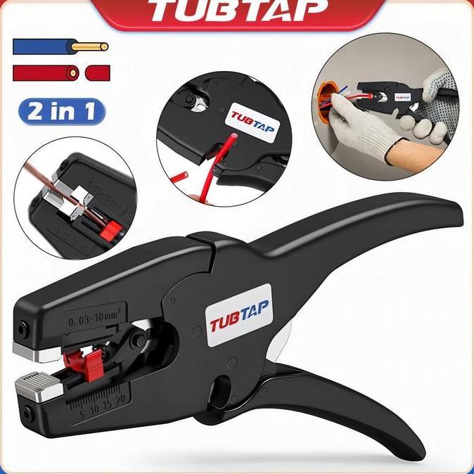 Tubtap Penari Kawat Otomatis Tang Pemotong Kawat Memotong Mesin Crimping Electrician Penekanan Poton