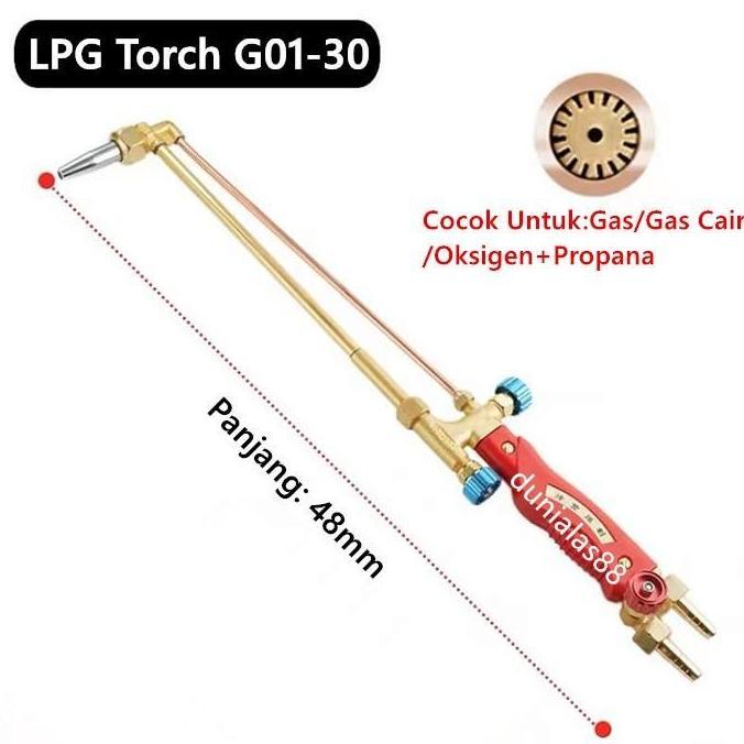 G01-30 G01-100 G01-300 Stang Las Blender Potong Gas Cutting Torch Oxy