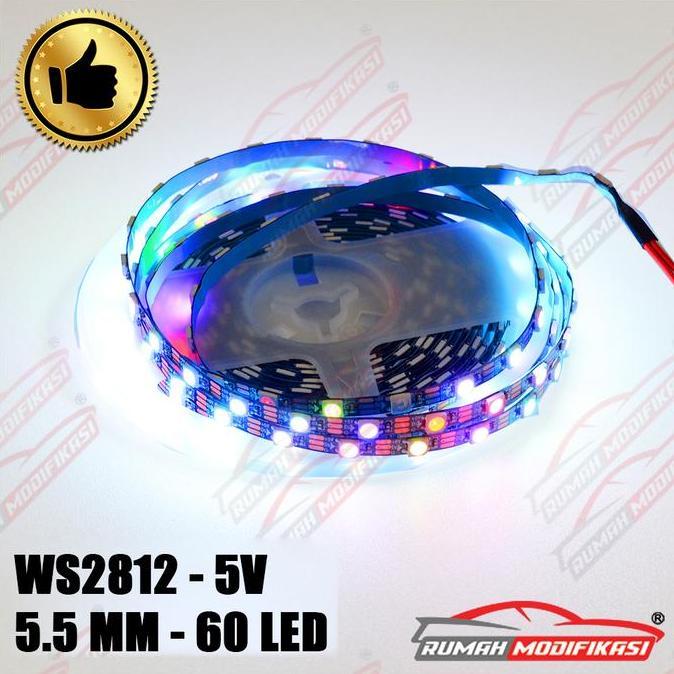 Led Strip - Rgb - 5.5Mm - 60 Led - Ws2812 5V