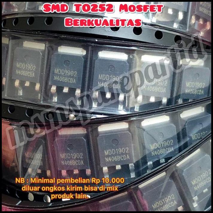 DISKON MDD1902 MDD1901 FET SMD TO252 MOSFET BERKUALITAS 
