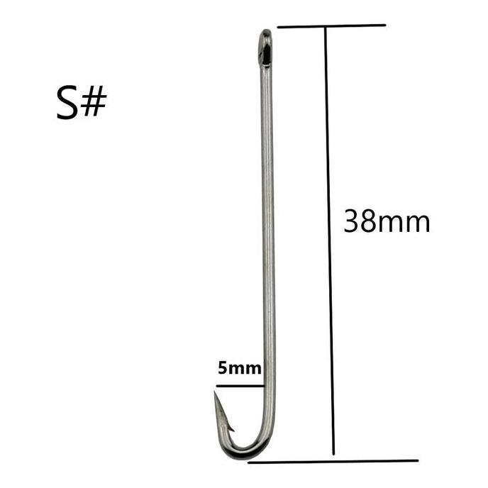 10 Pcs Kail Belut Model Tangkai Panjang Untuk Memancing Belut Pancing Allshop