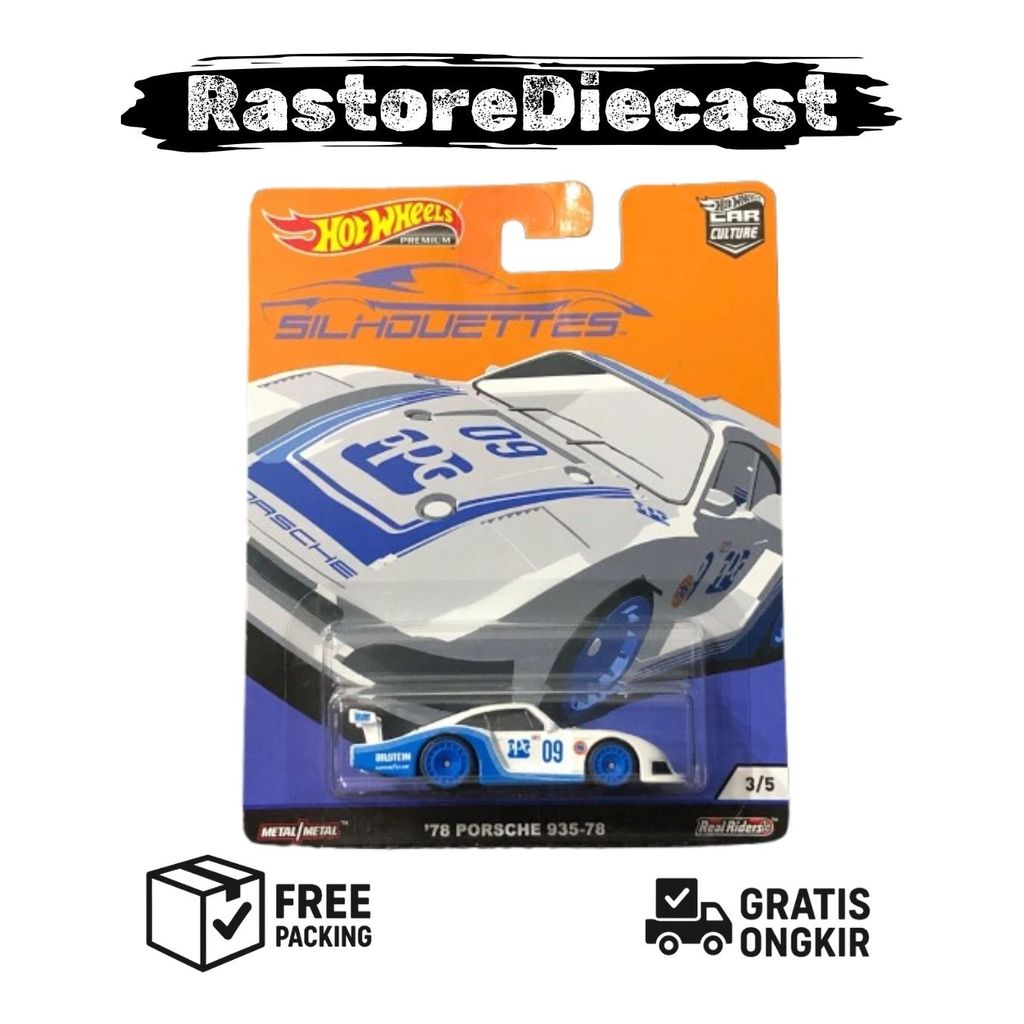 Hotwheels Premium Porsche 935-78 White