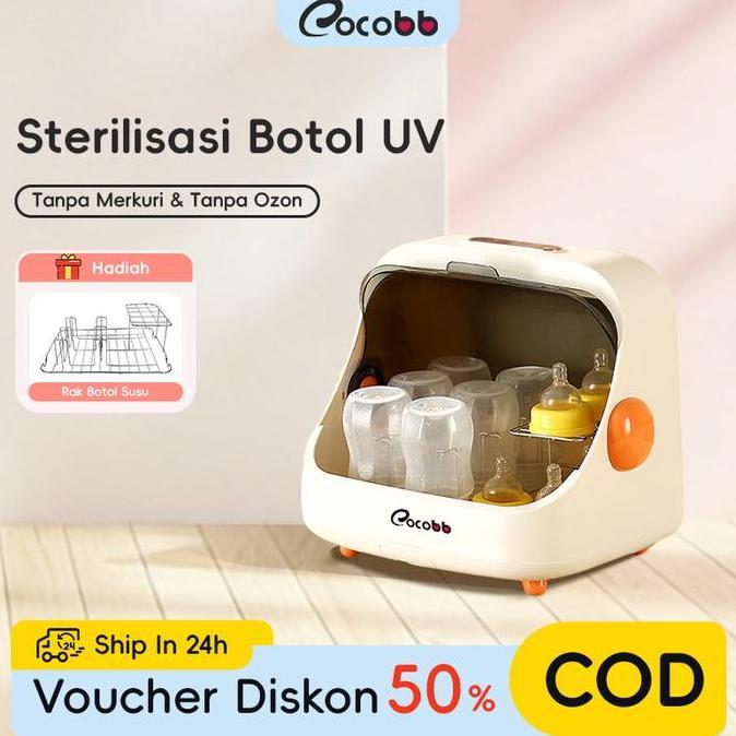 Vermware_ - COCOBB Baby Bottle UV Sterilizer Botol Bayi Kabinet Sterilisasi Rumah Tangga UV 2 in 1 M