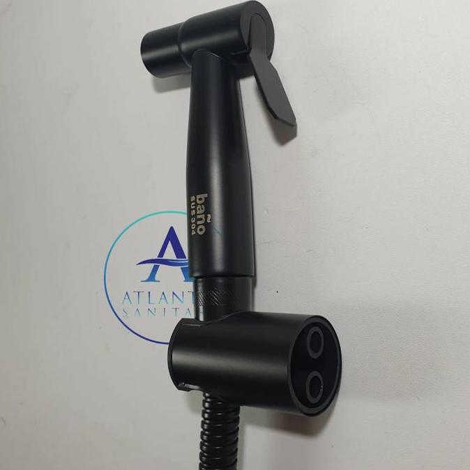 Newbit- Toilet Shower Stainless Sus 304 Hitam/ Shower Kloset Stainless Hitam
