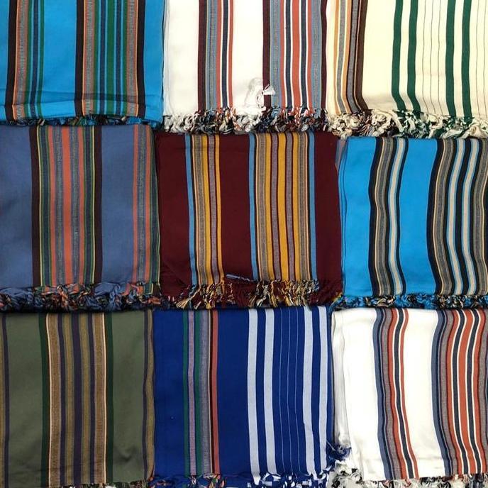 Sorban Rida Tenun Yaman Original Motif Salur Shawl Tarim Yaman Ori