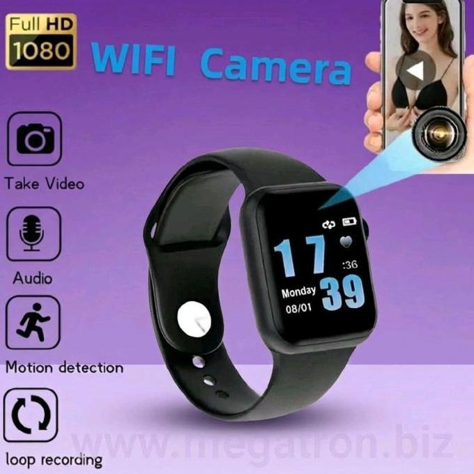Watch Wifi Spy Camera (Arloji) pantau lewat HP Android