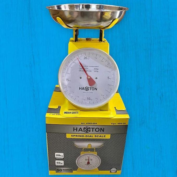 TERBARU - TIMBANGAN DUDUK JARUM 20 KG HASSTON TIMBANGAN DUDUK ANALOG 20KG