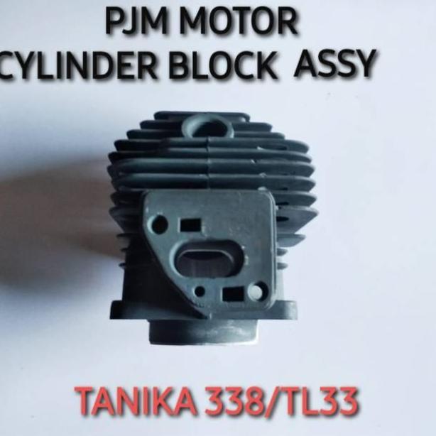 NEW Cylinder Block Assy Blok Komplit Boringan Mesin Potong Rumput  BG330 338 TL33 TL33 pro Turbo Tan