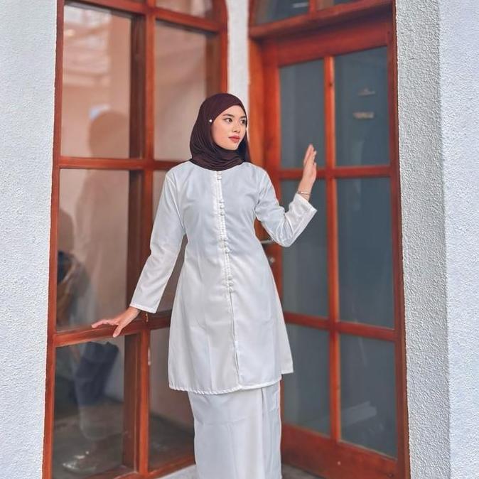 Religion- Lyoraa Stelan Kurung Melayu Wanita Polos Terbaru Stelan Kurung Melayu Busui Set Baju Kurun
