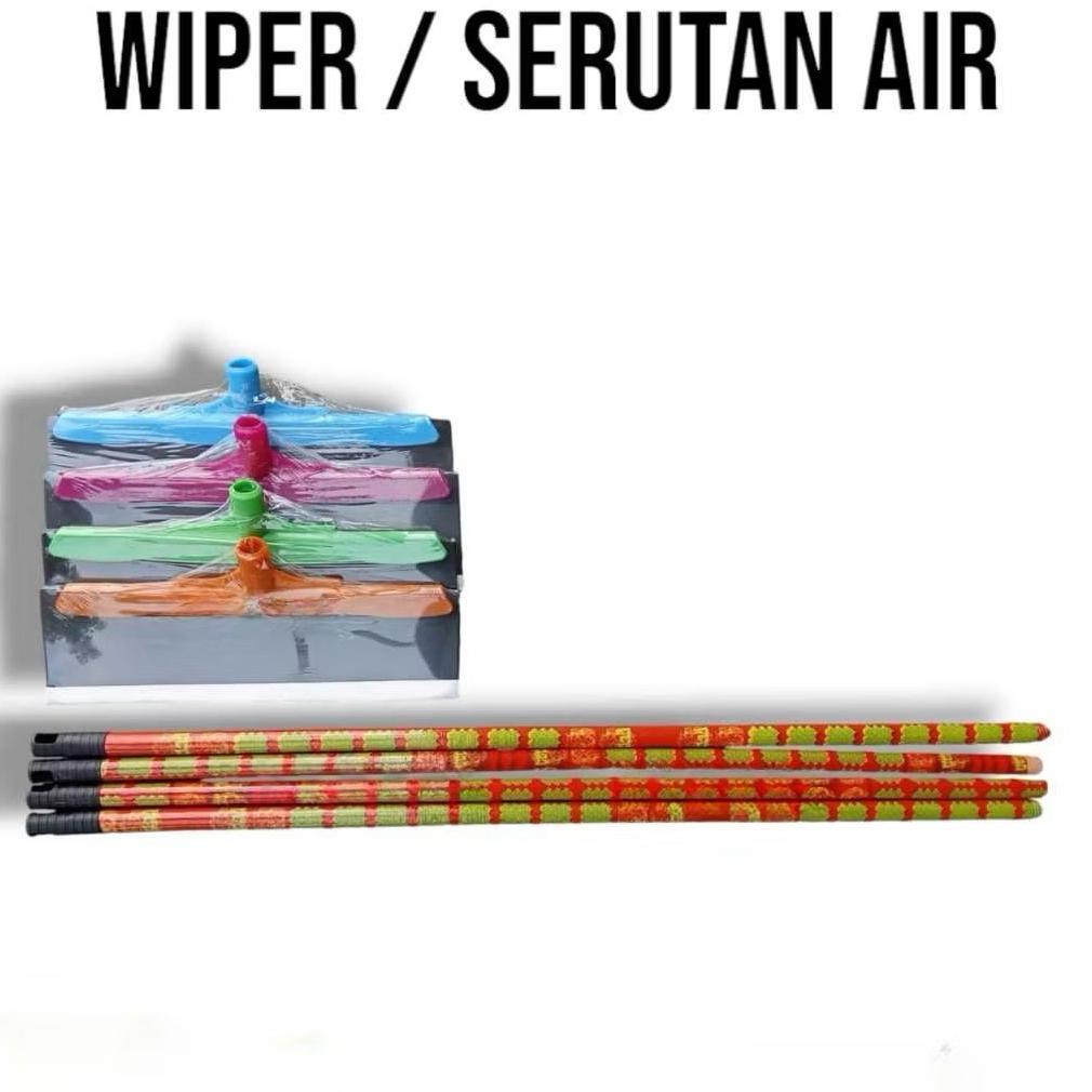 Serok Air Karet Pel Karet Dorong Wiper Lantai Dorong Pel Karet Dorongan Lantai Ready