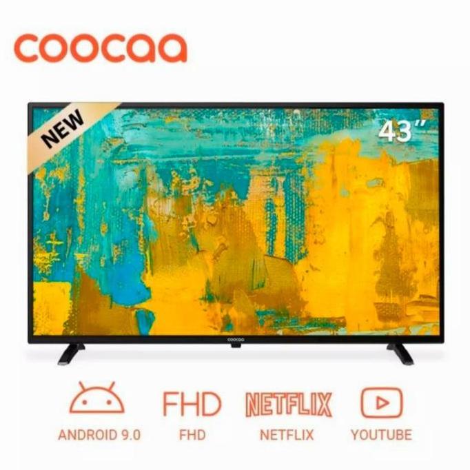 TERLARIS!! COOCAA LED TV 43INCH 43S3G SMART ANDROID