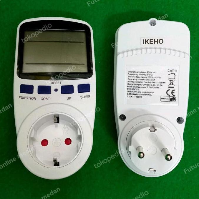 HARGA DISC - Watt Meter IKEHO , pengukur listrik kwh digital power meter volt amper