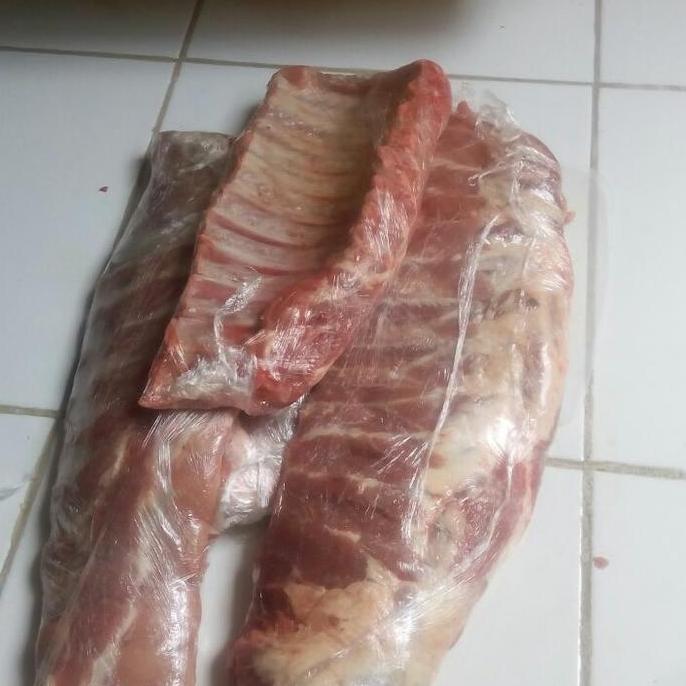 NEW PORK BACK RIBS/PORK SPARE RIBS/IGA BABI (SLAB) ORI