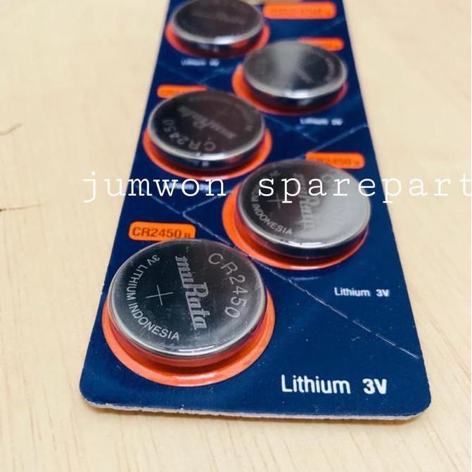 BATERAI BATRE BATRAI BATTERY MURATA CR2450 MURATA 2450 ORIGINAL