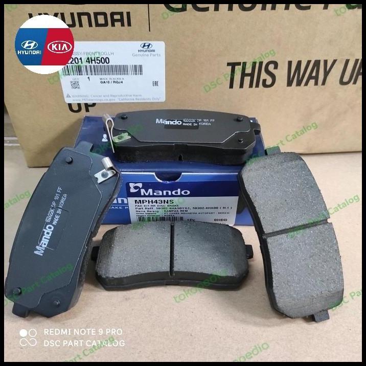 BEST DEAL KAMPAS REM HYUNDAI H1 BRAKE PAD BELAKANG HYUNDAI H-1 H1