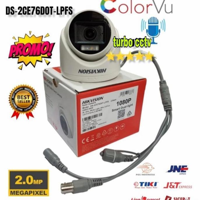 TERLARIS KAMERA CCTV INDOOR COLORVU + AUDIO 2MP HIK