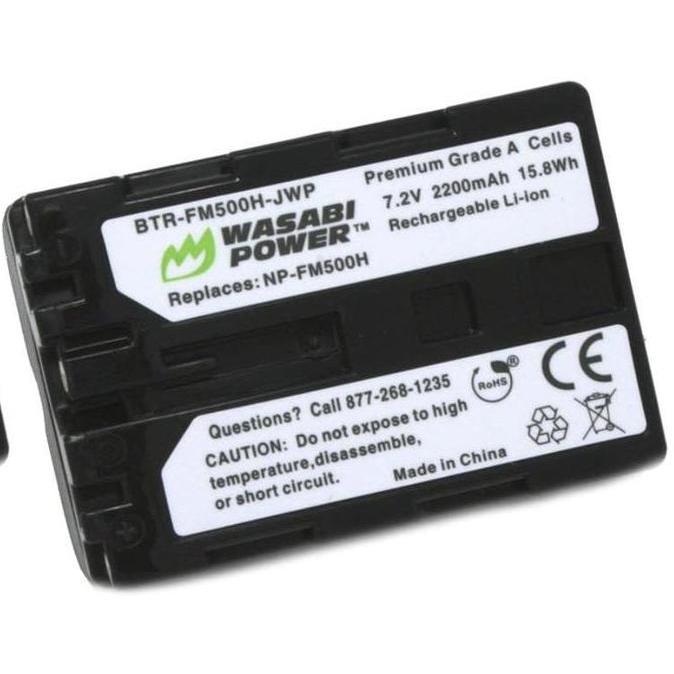 TERLARIS WASABI POWER BATTERY FOR SONY NP-FMH NPFMH NP FMH FM H FM H BATERAI SLT A57 A58 A65 A65V A6