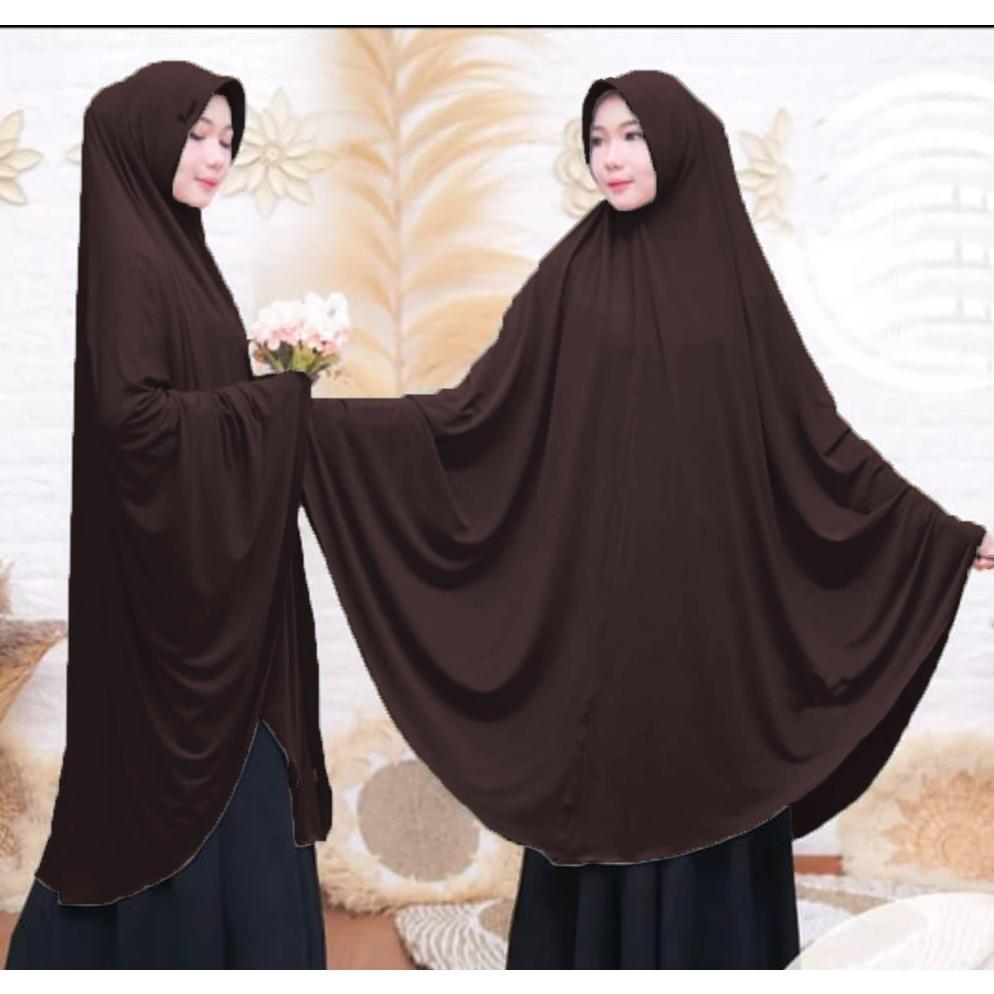 Paket Hemat Hijab Khimar Jumbo Syari Jilbab Instan Pad Jersey Hijab Sholat Xxxxl Jersey Premium Keki