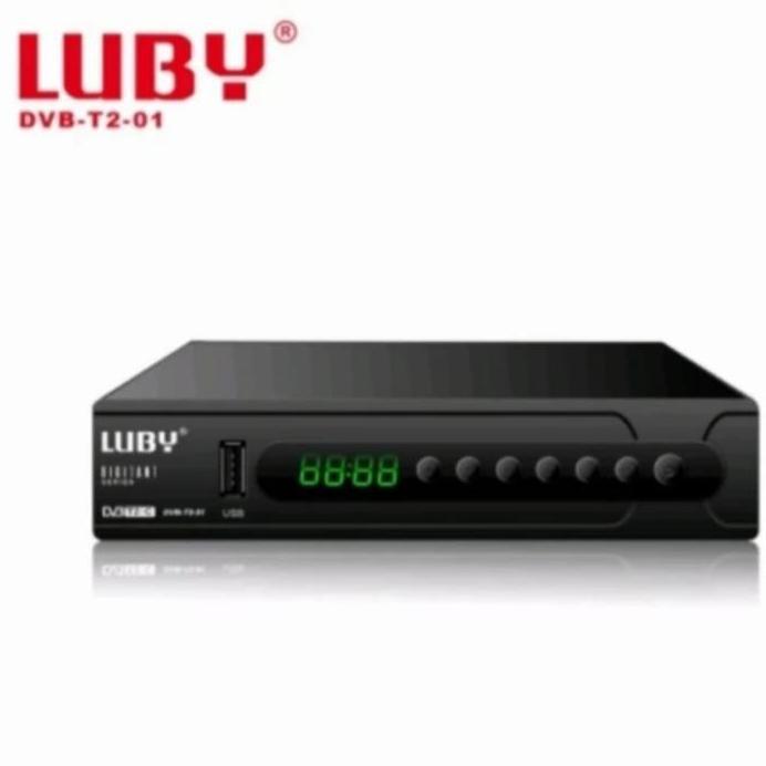 SET TOP BOX LUBY TV DIGITAL DVB T2 RECEIVER PENERIMA SIARAN FULLHD ORI