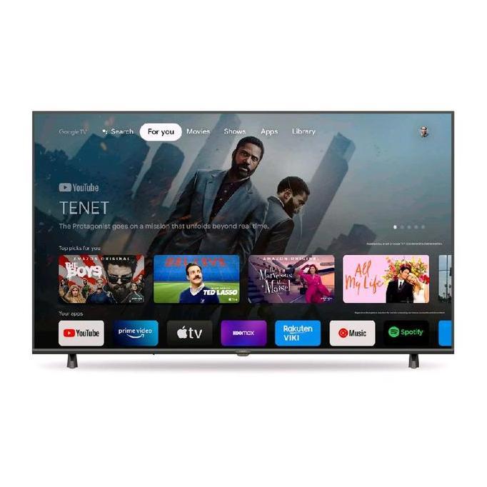 TERLARIS AQUA LED 43H5F 43 INCH FHD SMART ANDROID GOOGLE TV DITAL DVB-T2 LAYAR FULL HD 43" HDMI REMO