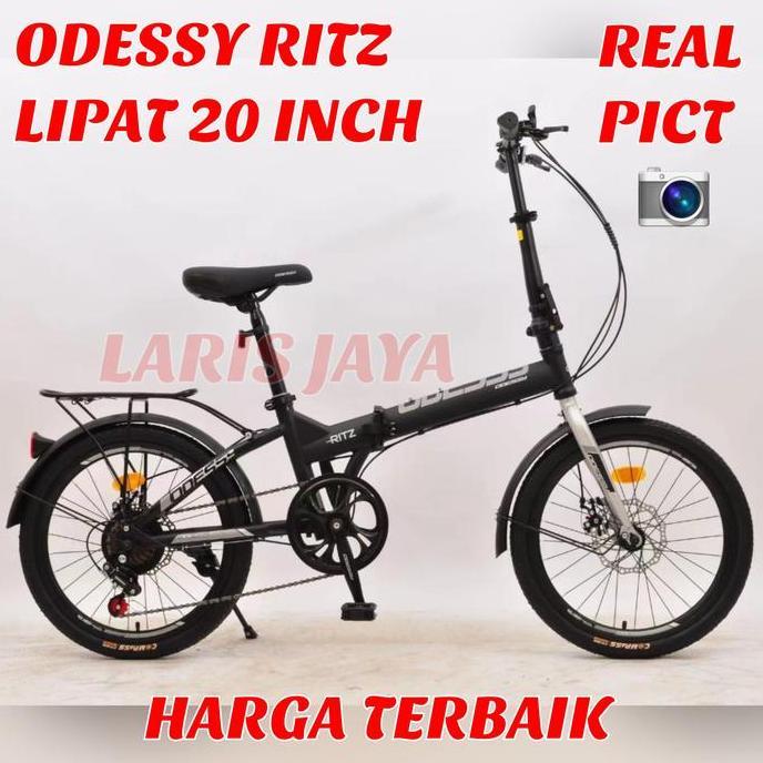 SEPEDA LIPAT 20 INCH ODESSY RITZ SEPEDA LIPAT ODESSY RITZ UKURAN 20 INCH BAGASI