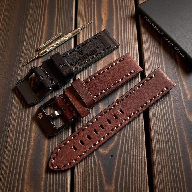 Strap Tali Jam Tangan Expedition Bahan Kulit Asli Berkualitas