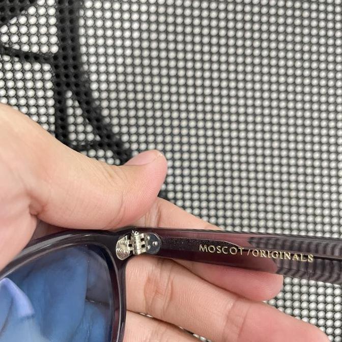 Frame Kacamata Pria Wanita Moscot Momza Sun Lensa Pasific Blue