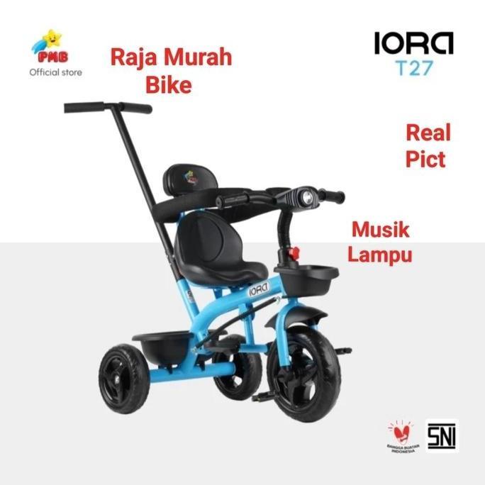 Sepeda Anak Roda Tiga PMB Iora T27 Sepeda Roda Tiga Iora T27