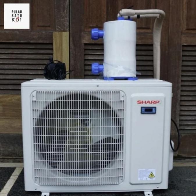 TERLARIS FULL SET CHILLER KOLAM KOI (EVAPORATOR, OUTDOOR, & TERMOSTAT) 1 PK