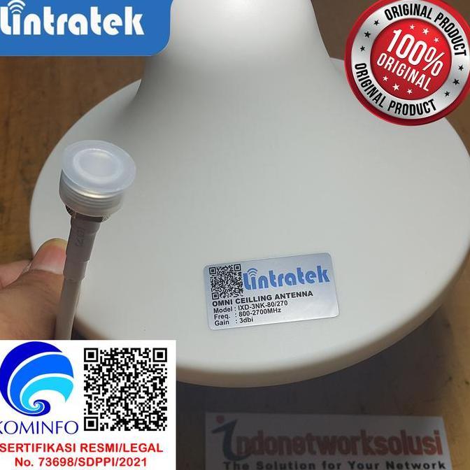 Antena Omni Indoor Jamur Ceiling Untuk Repeater 2G 3G 4G Lintratek Ori