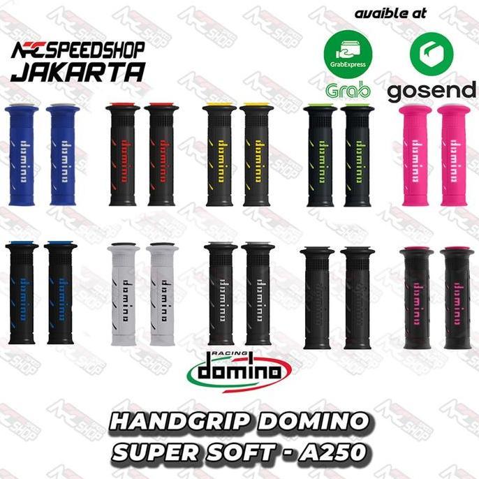 Hanfat Handgrip Domino Super Soft Original Italy Universal Varian Z900 Z800 New Ninja 250Fi Ninja 40