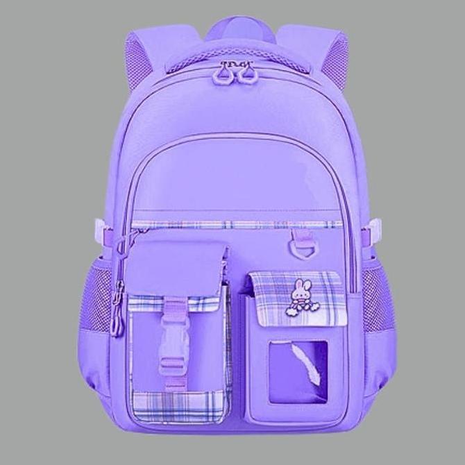 TERLARIS TAS RANSEL KOREAN MIKA 5IN1 RANSEL ANAK SEKOLAH SD SMP REMAJA BONUS JAM TANGAN BOTOL MINUM 