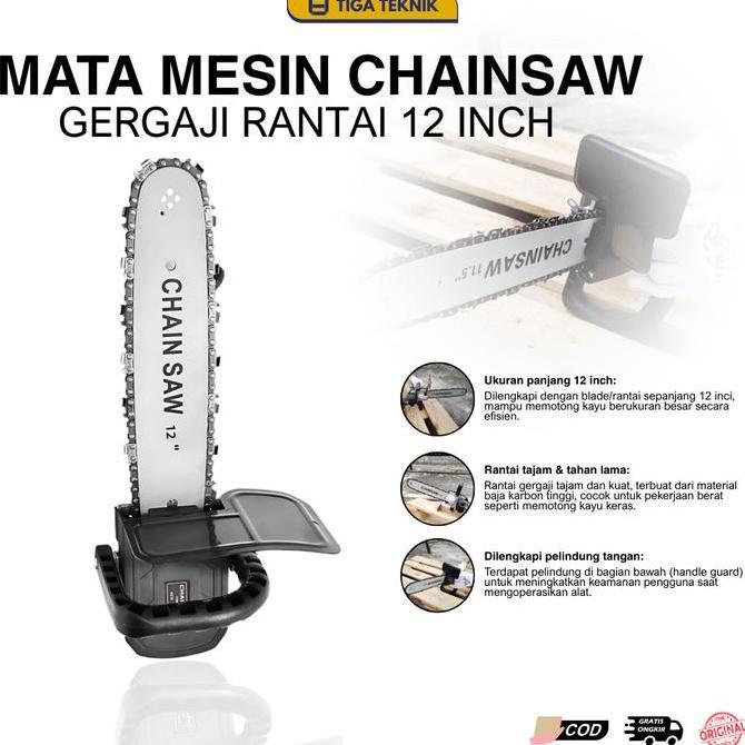Adaptor Mini Chainsaw Mesin Gerinda Bor Gergaji Mini