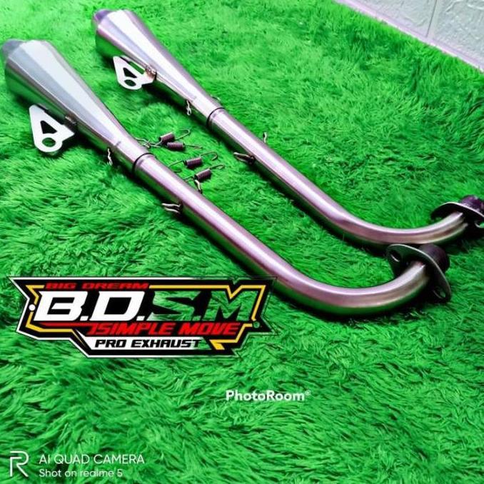 knalpot BMX CUB pnp motor supra vega jupiter Free Laser Nama gratis