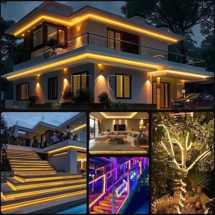 Neonflex Led Selang Neon Flex 220V 50M 100M / Led Sign / Led Selang Strip Ip65 Waterproof Lampu Hias