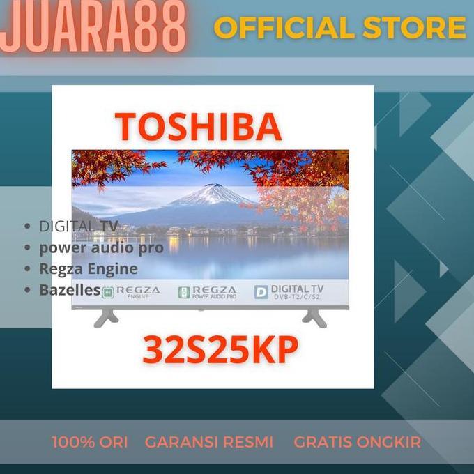 Promo Toshiba 32S25Kp Led Digital Tv 32 Inch  Hd Ready Tv Toshiba Digital Tv