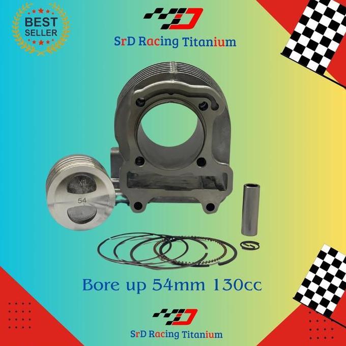 PAKET BORE UP BLOK SEHER 54 MM BEAT FI 2012-2014 BEAT KARBU GENIO BEATPOP DAN PAKET KIRIAN 1M MODE B