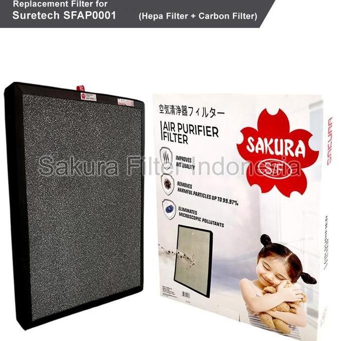 AKRAMVIKUA - FILTER HEPA + CARBON SURETECH AIR PURIFIER SFAP0001 APC-79550-S