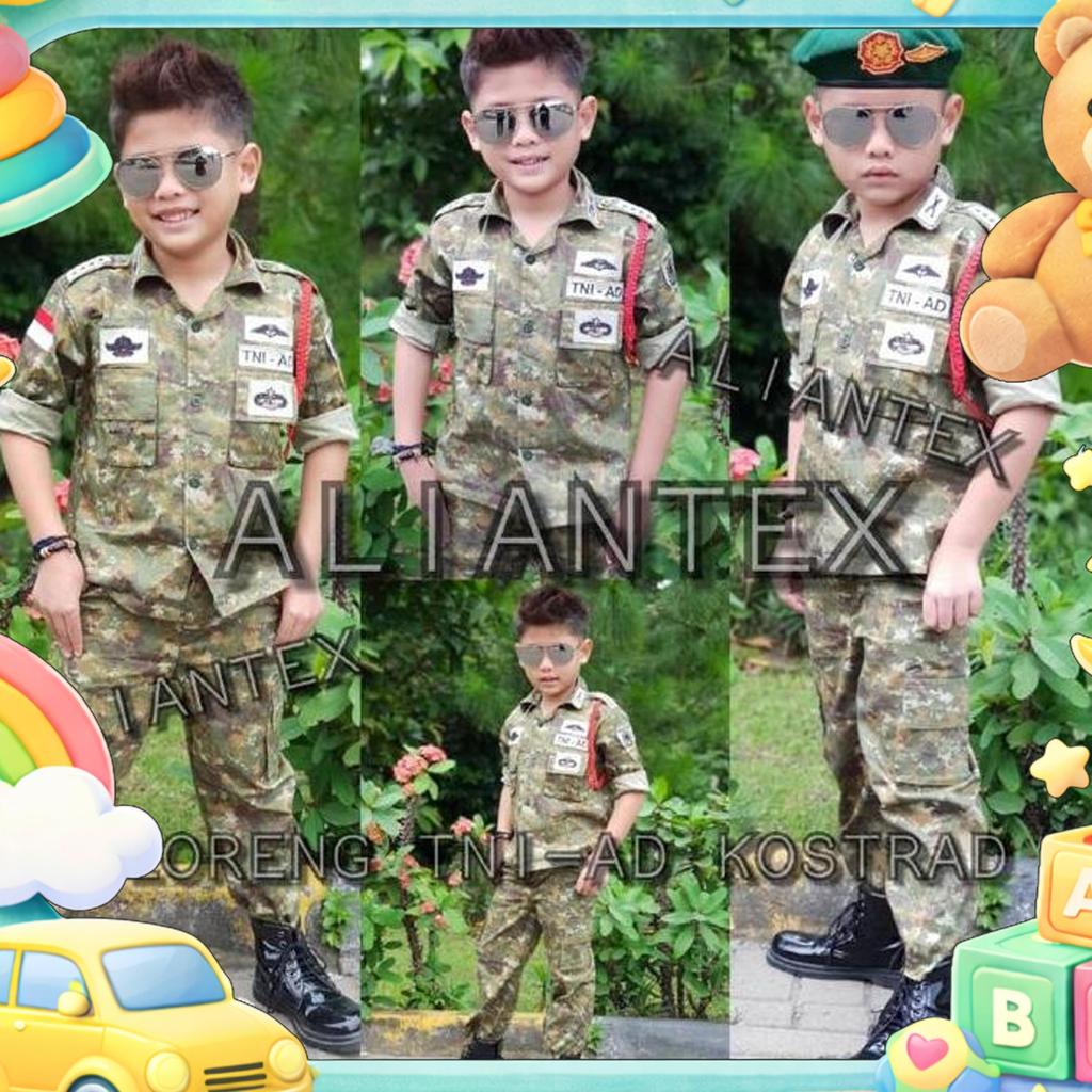 Loreng Tni Ad-Kostrad/ Baju Profesi Anak