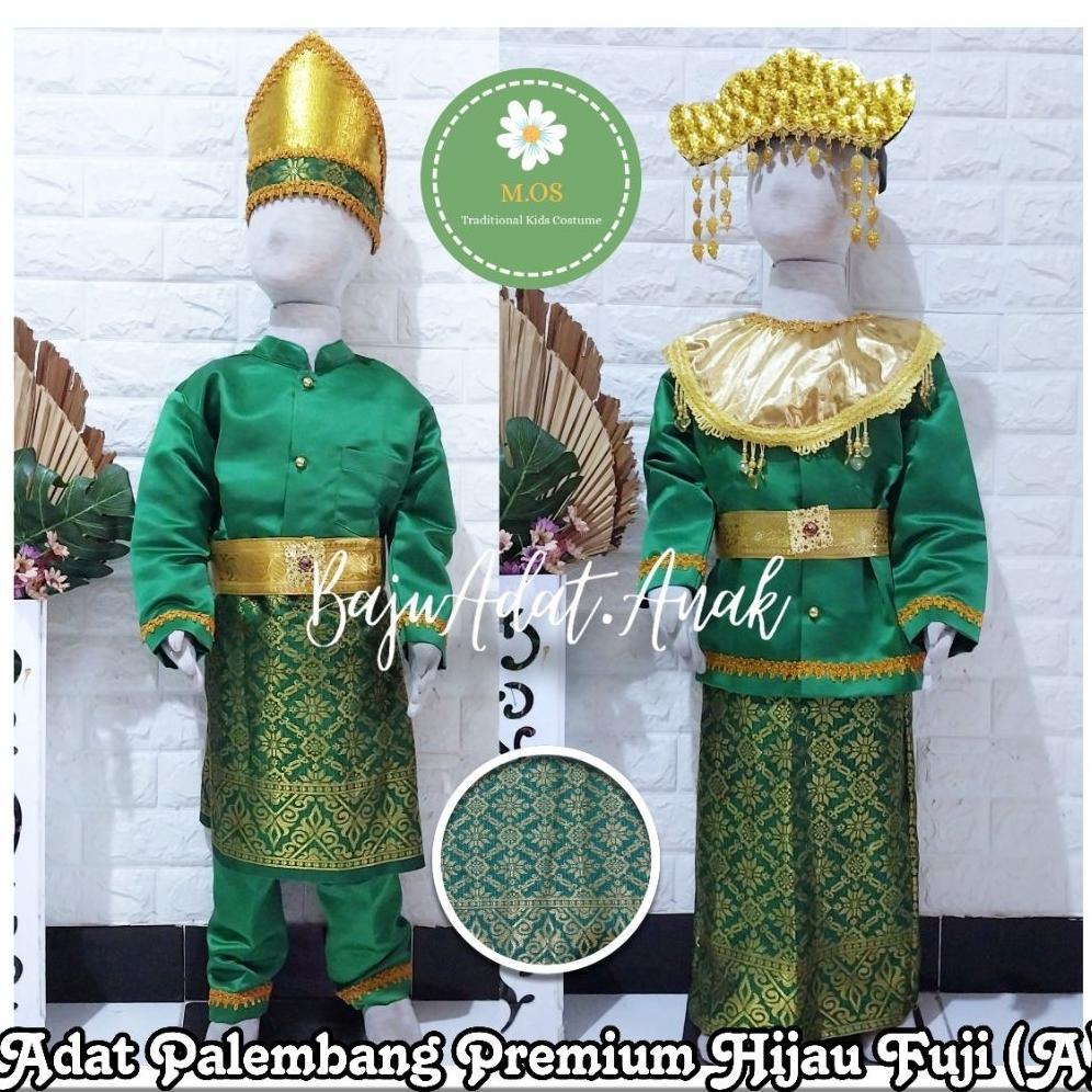 Best Seller Baju Adat Palembang Anak Perempuan | Baju Adat Palembang Anak Laki-Laki| Baju Tradisiona