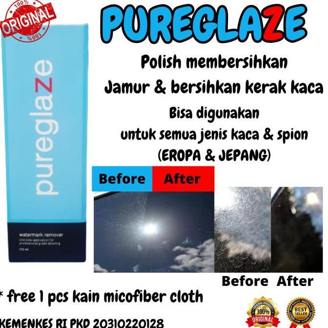 PUREWAX PEMBERSIH JAMUR KACA & BODY KENDARAAN/ KERAK PADA CHROME