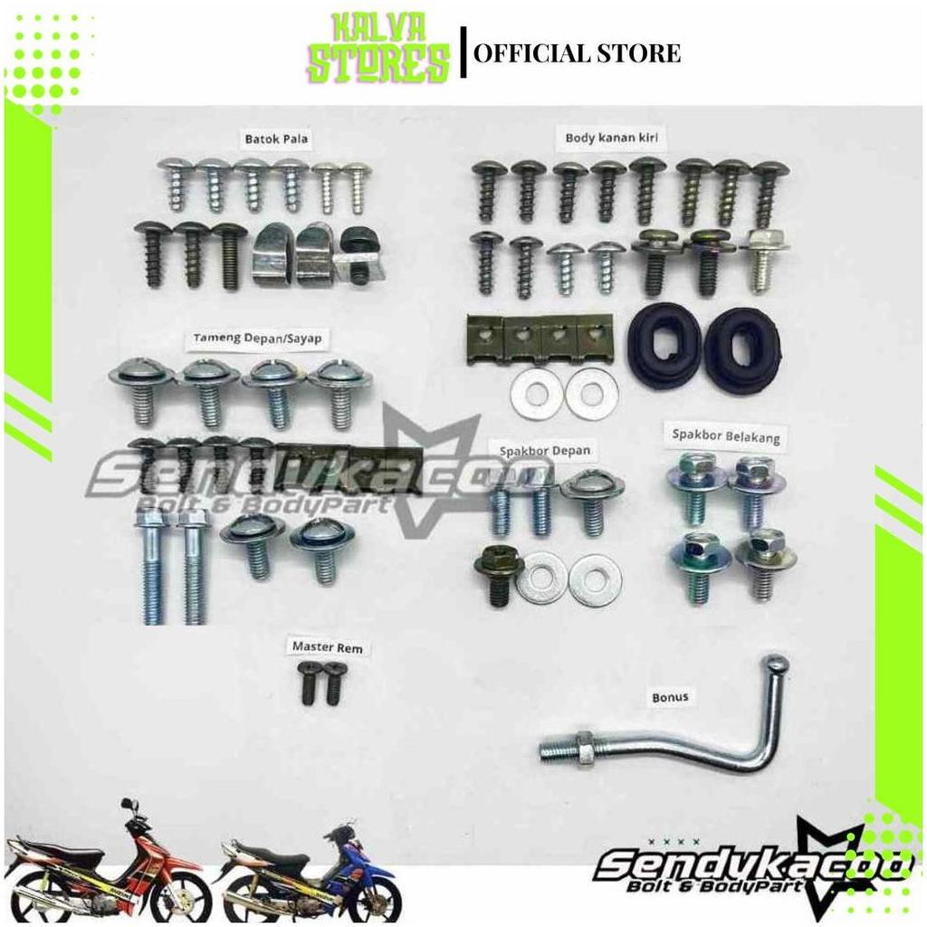 BAUT FULL BODY SMASH 110 LAMA / Baut baut Scrup Full Body Suzuki Smash Lama YB Ori