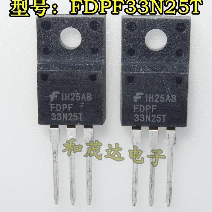 Terbaru (1) FDPF33N25T FDPF33N25 FDPF 33N25T 33N25 TO-220F 250V N-Ch MOSFET jwelek70 Kualitas Baik