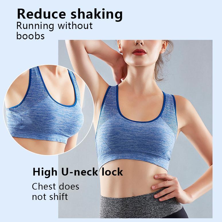 Promo Sport Bra Tanpa Kawat Sport Bh Gym Bra Sport Bra Olahraga Wanita Punggung Cantik Dan Anti Eksp