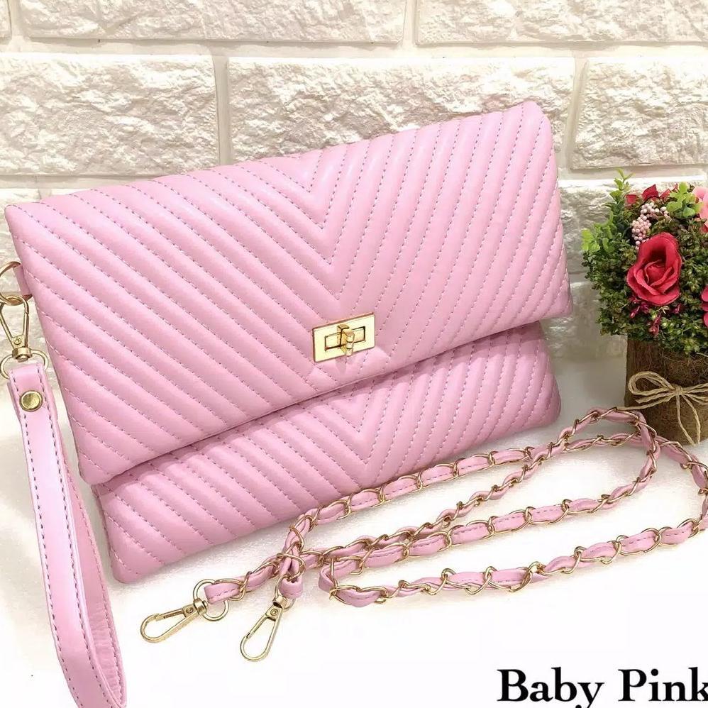 Hemat Clutch Ysl Glumy I Clucth Wanita Kulit Super I Tas Klasik Sling Bag Kekinian