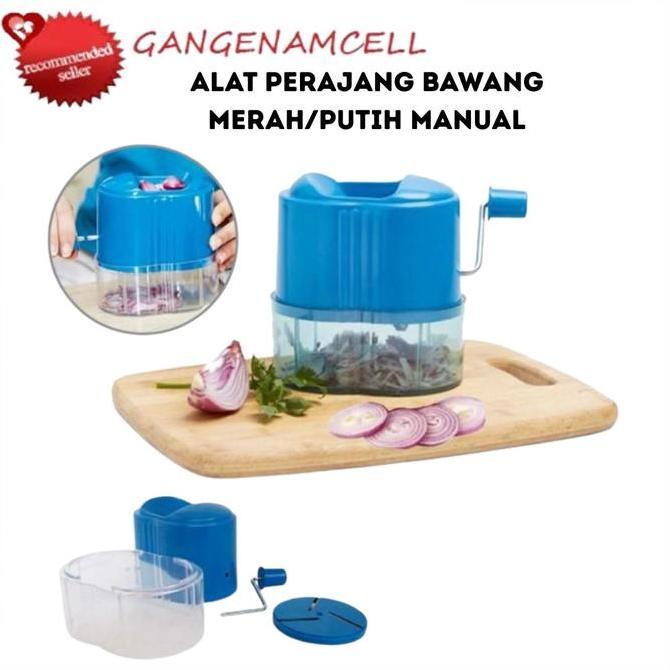 BOYFIRO Alat Perajang Bawang Manual Pemotong Bawang Merah Onion Slicer Praktis