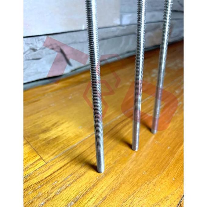 As Drat - Baut Full Drat M8 x 1 m Stainless - long drat - asdrat - 8mm