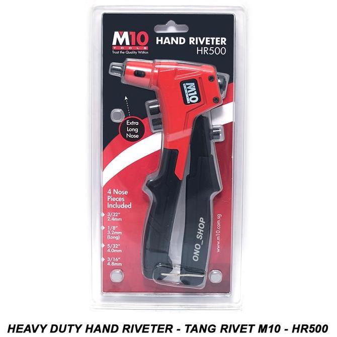 Heavy Duty Hand Riveter - Tang Rivet M10 - HR500