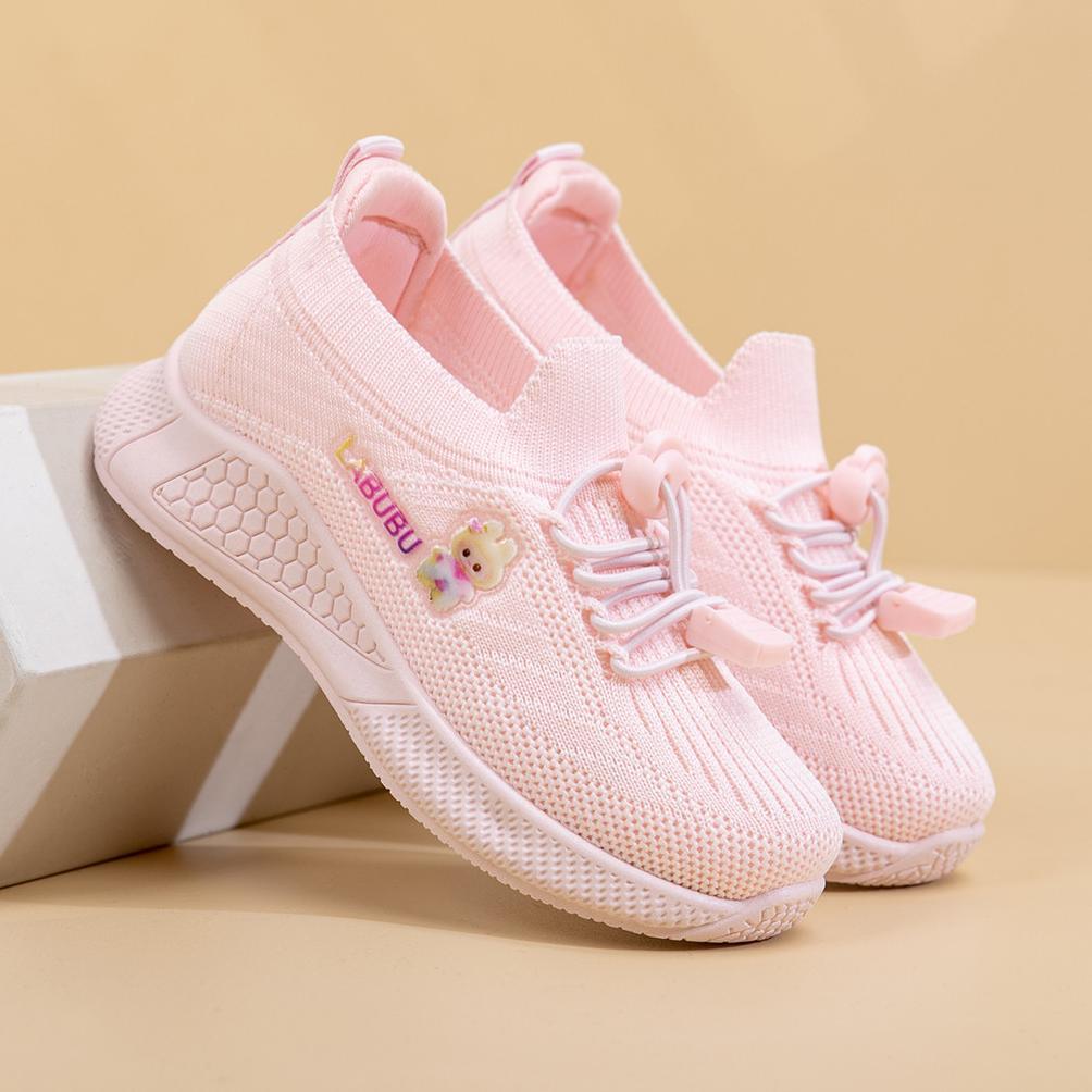 Termurah Sepatu Anak Feata Type Of002 Rajut Premium Slip On Kids Labubu Series Size 32 - 36