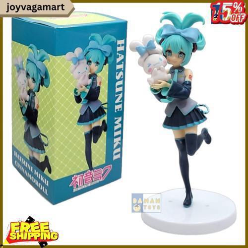Figure Hatsune Miku X Cinnamonroll Vocaloid Anime Pajangan Koleksi Langsung Kirim